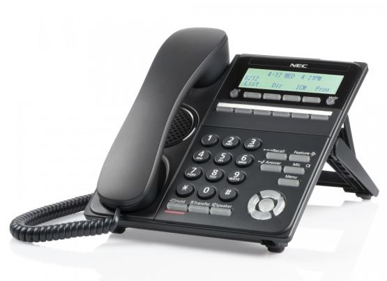 NEC DT920 6 Button Display ITK-6D-1P BK TEL - VoIP Phone - Voice-Over-IP